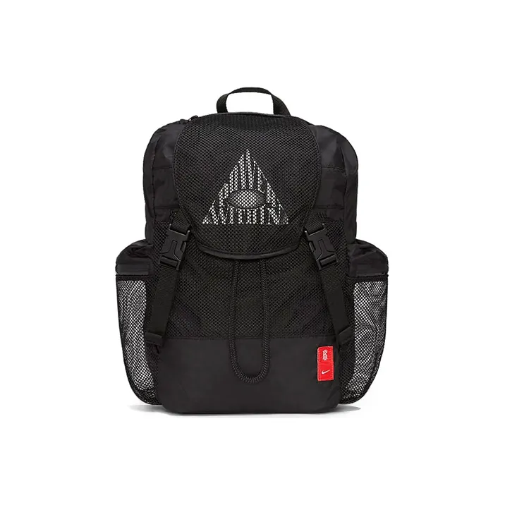 Nike Polyester Backpack Regular Unisex Black/Chili Red