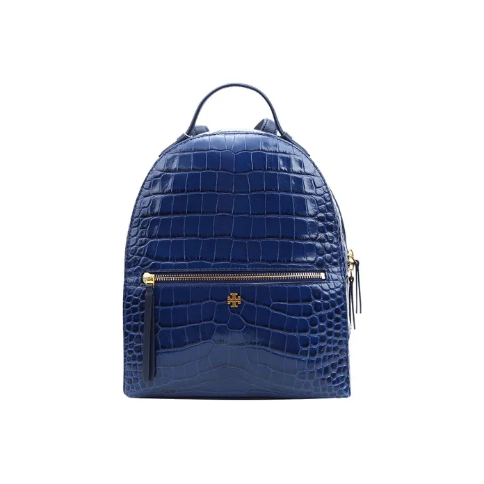 TORY BURCH Leather Backpack Mini Women's Royal Blue