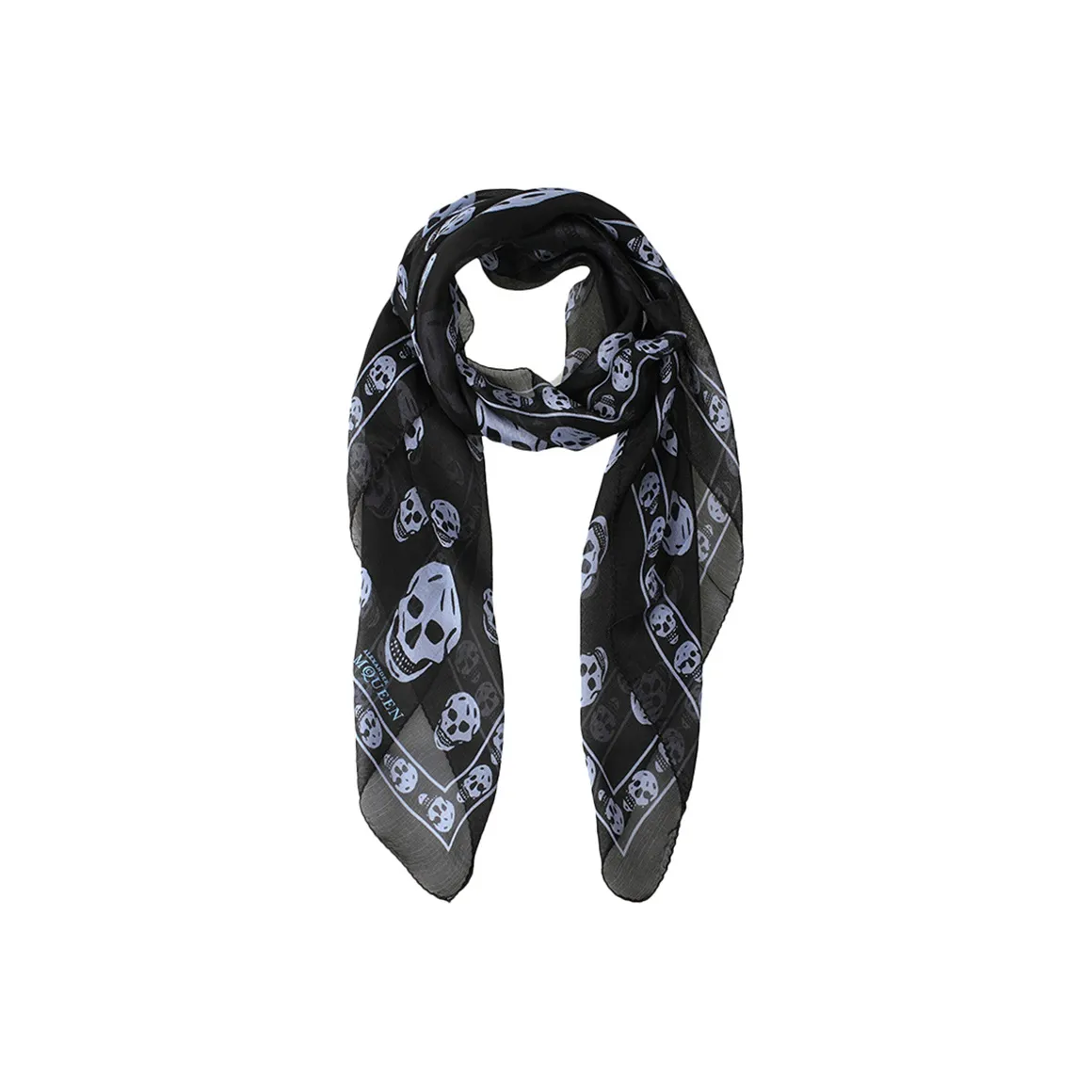 Alexander McQueen Шелковые шарфы Унисекс