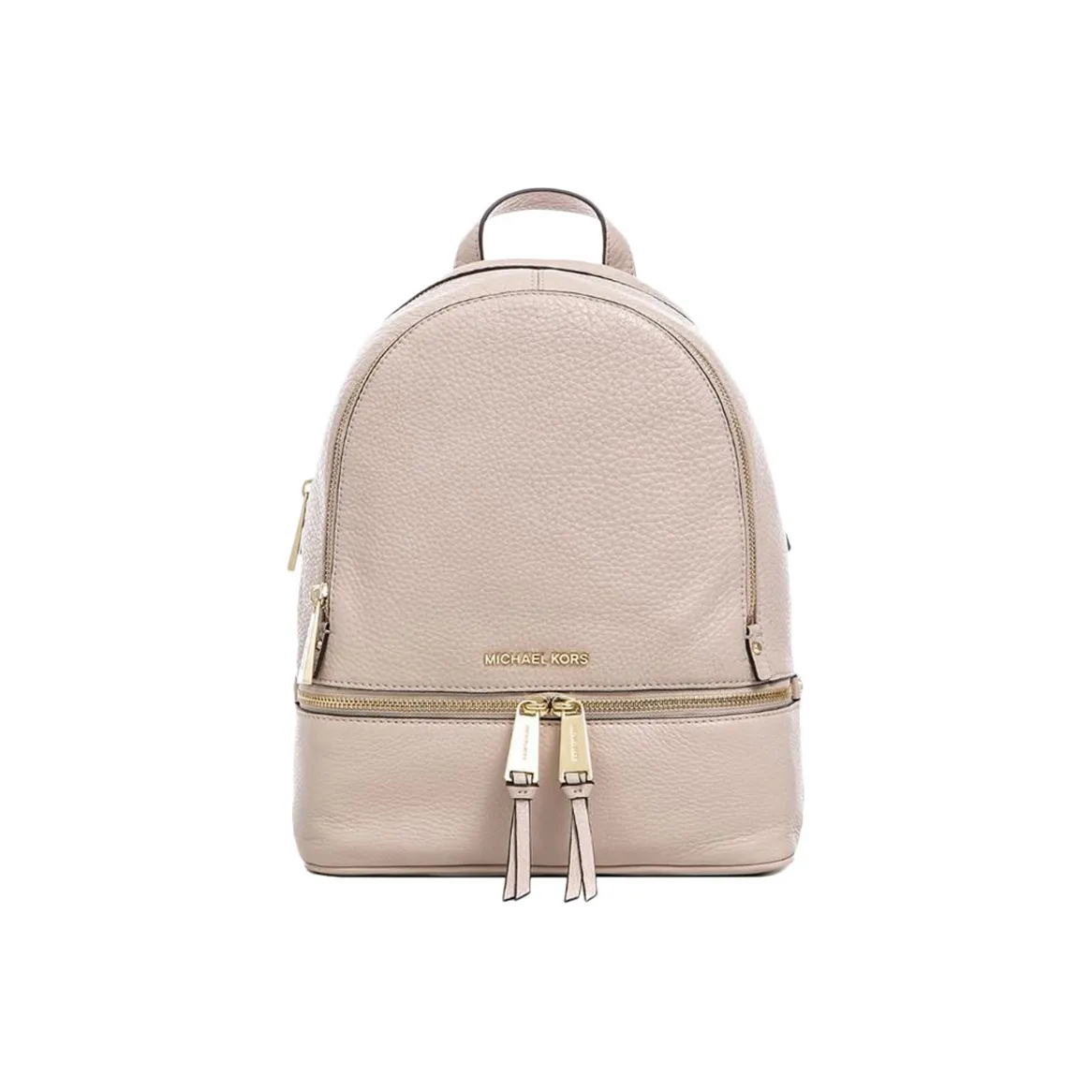 MICHAEL KORS Rhea Zip Cow Leather Backpack Medium Size Women's Pink