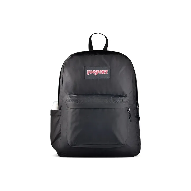 JanSport Nylon Fabric Backpack Regular Unisex Black