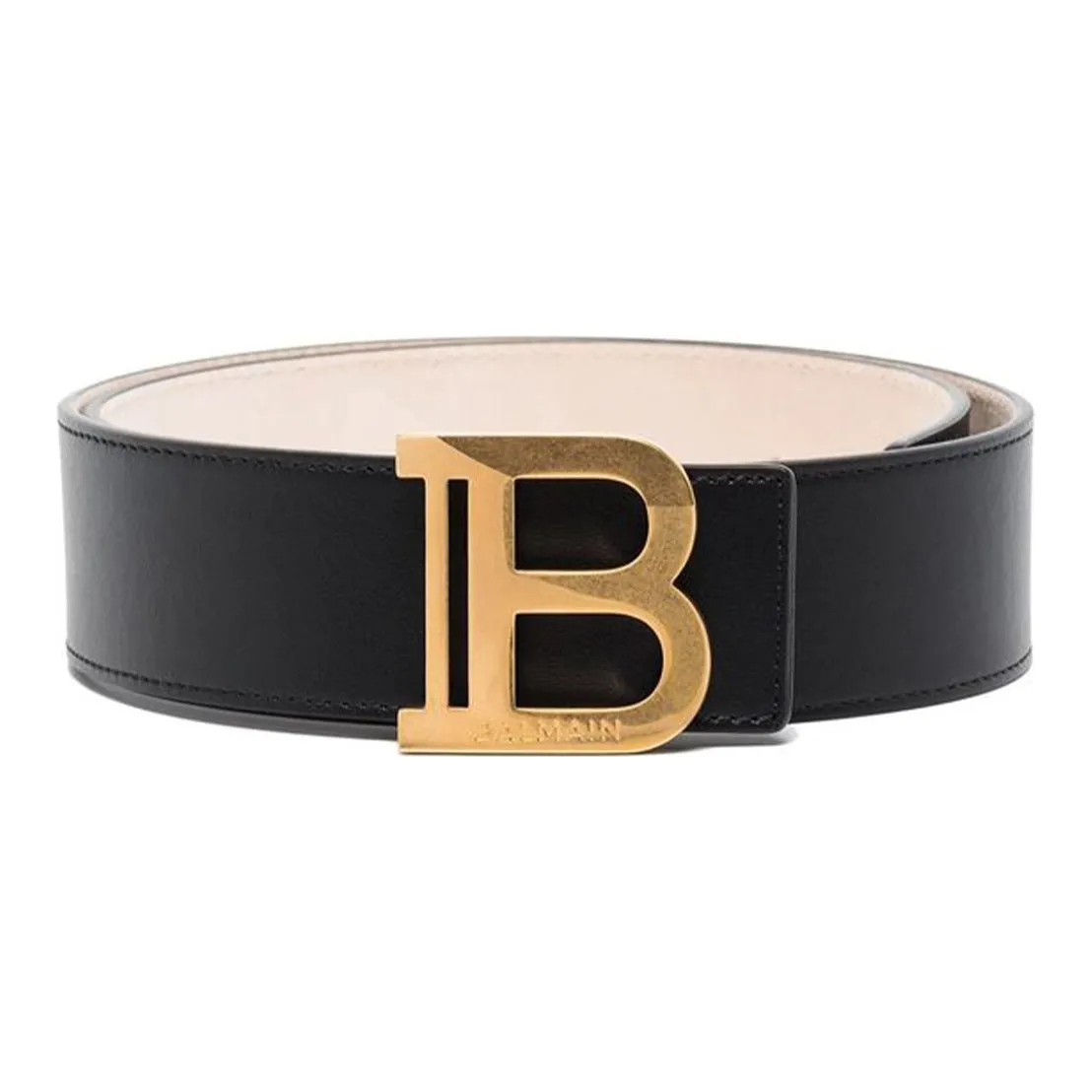 BALMAIN Leather Belts Women's Black