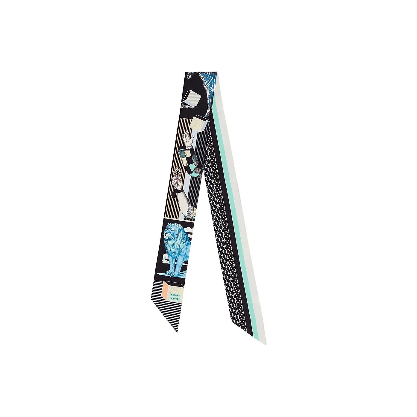 HERMES Шелковые шарфы Женские Черный