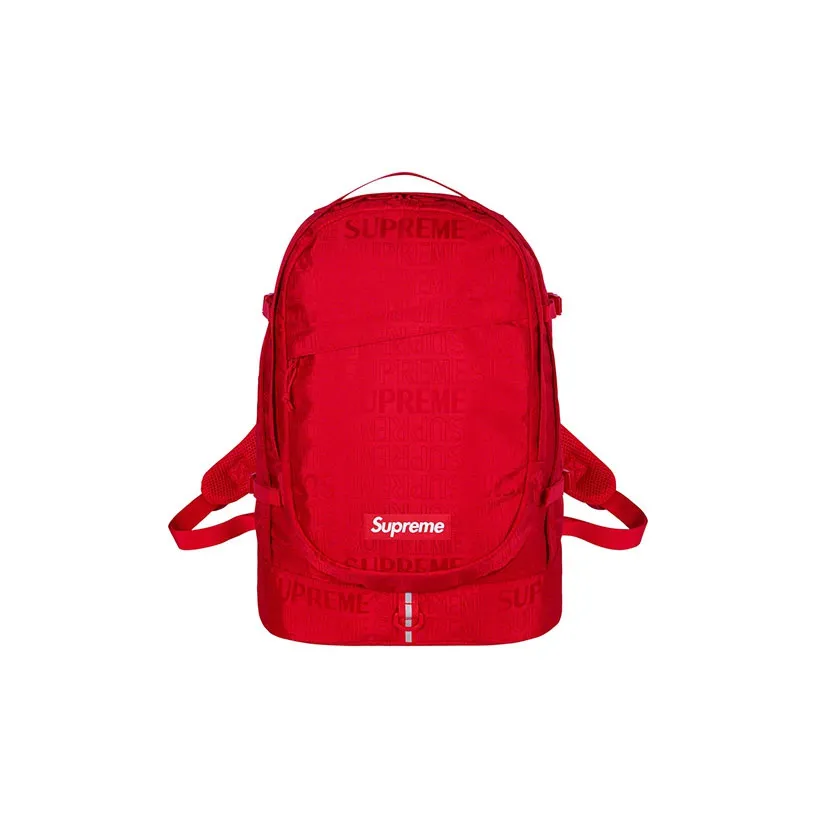 Supreme Polyester Backpack Unisex Red