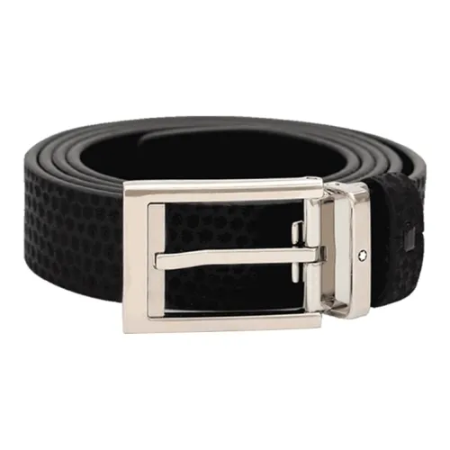 MONTBLANC Кожаные ремни Черный Мужской