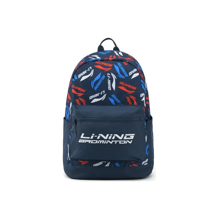 LiNing Fabric Backpack Regular Unisex Red Blue