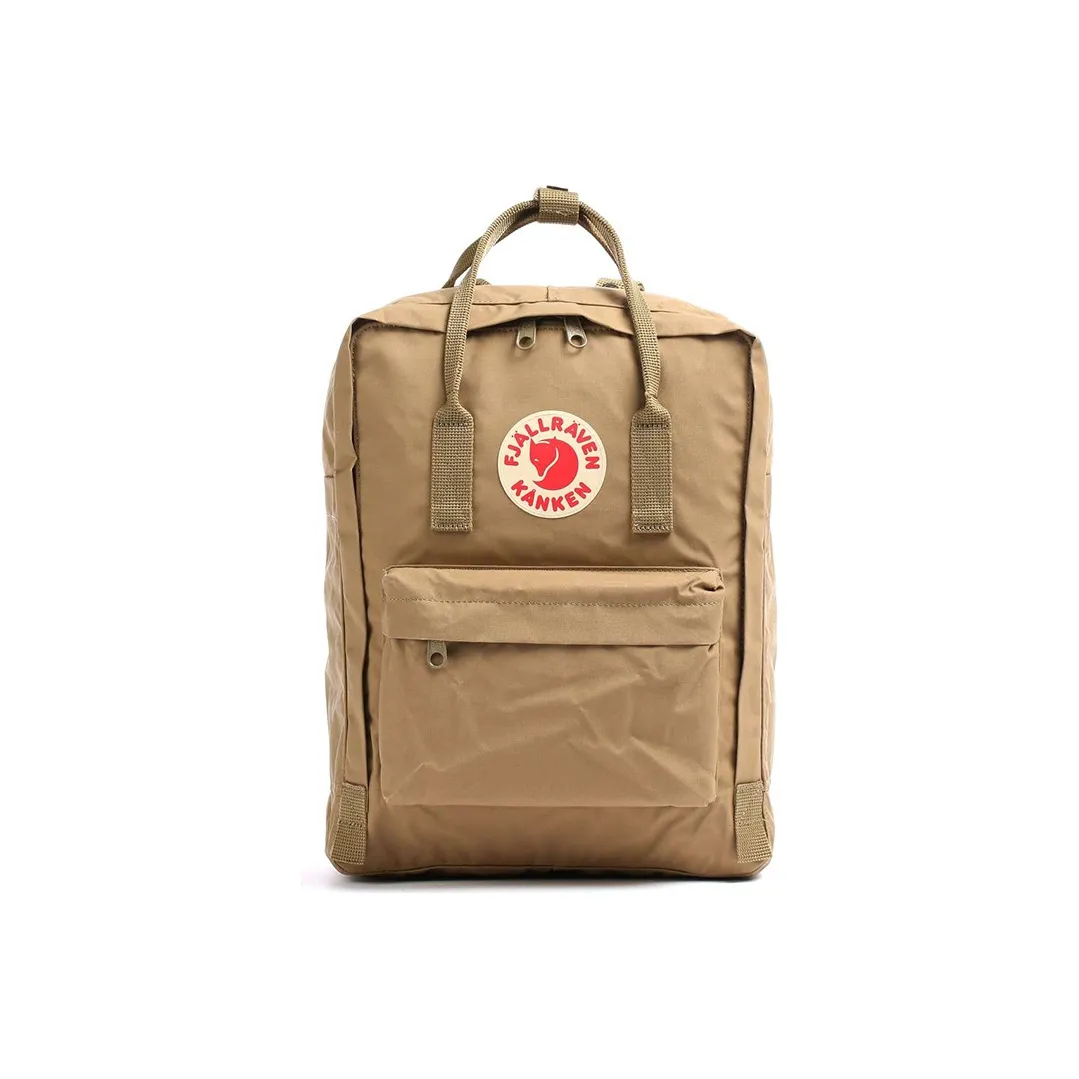 Fjallraven Kanken Polyester Backpack Large Size Unisex Clay
