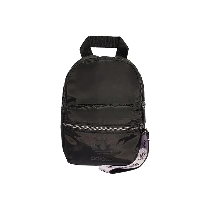 Adidas Originals Полиэстер Рюкзак Мини Женский Черный
