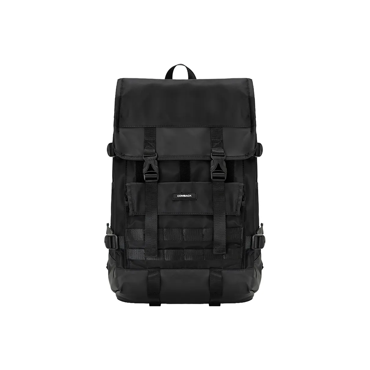 COMBACK Polyamide Travel Bag, Laptop Bag, Backpack Large Size Unisex Black