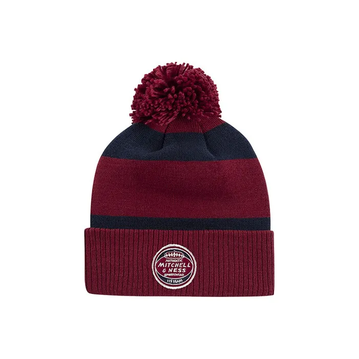 Mitchell Ness Beanies Unisex Deep Red
