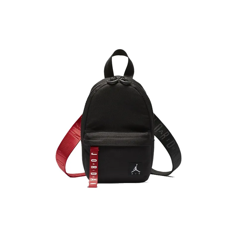 Jordan Полиэстер Сумка через плечо Рюкзак Стандартный Унисекс Черный