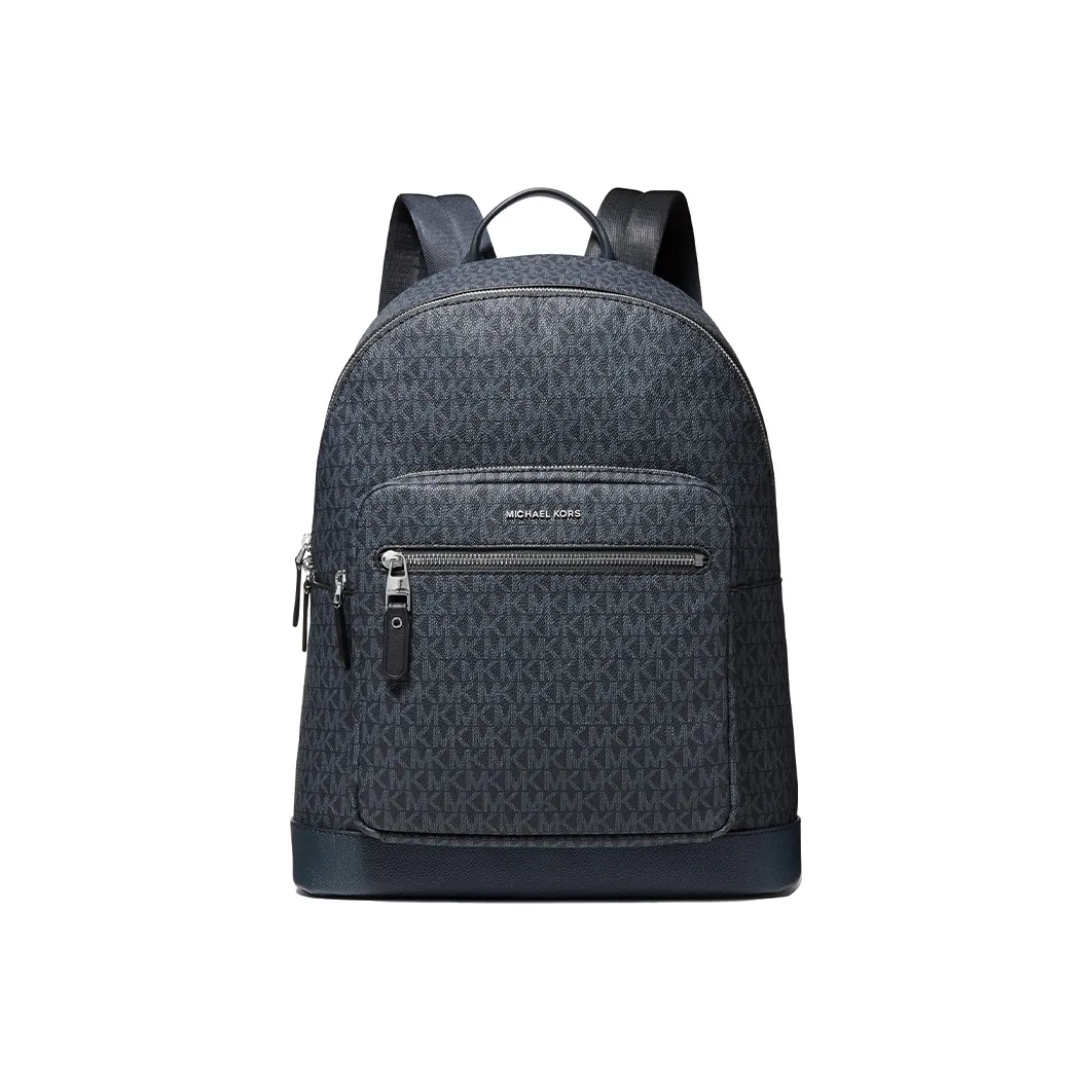 MICHAEL KORS MK Hudson Artificial Leather With Textile Backpack Regular Men's Marine Blue