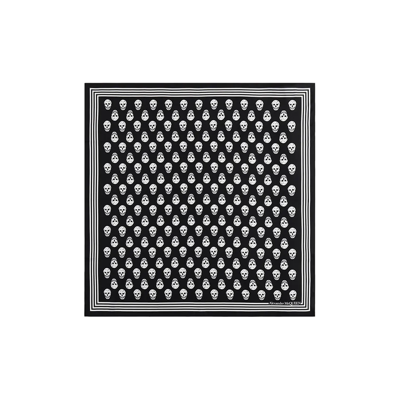 Alexander McQueen Skull Printed Square Scarf