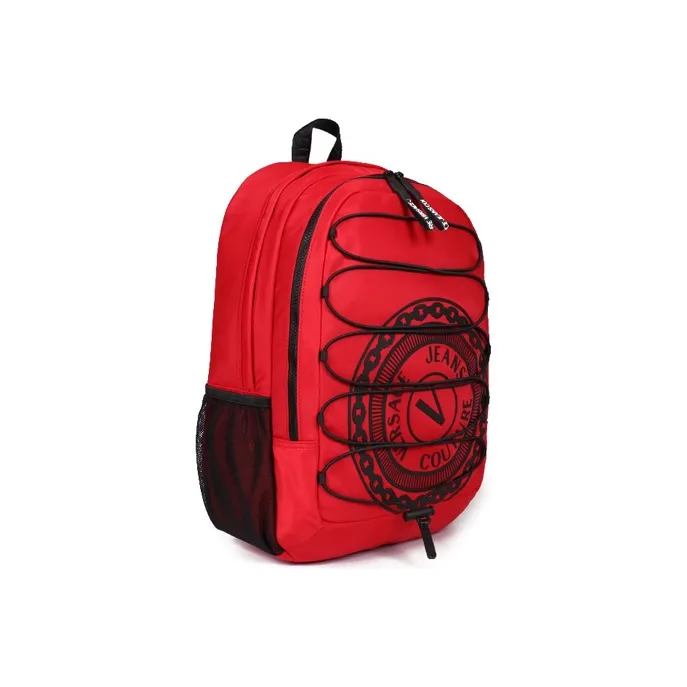 VERSACE JEANS COUTURE Полиэстер Рюкзак Мужской Красный Черный