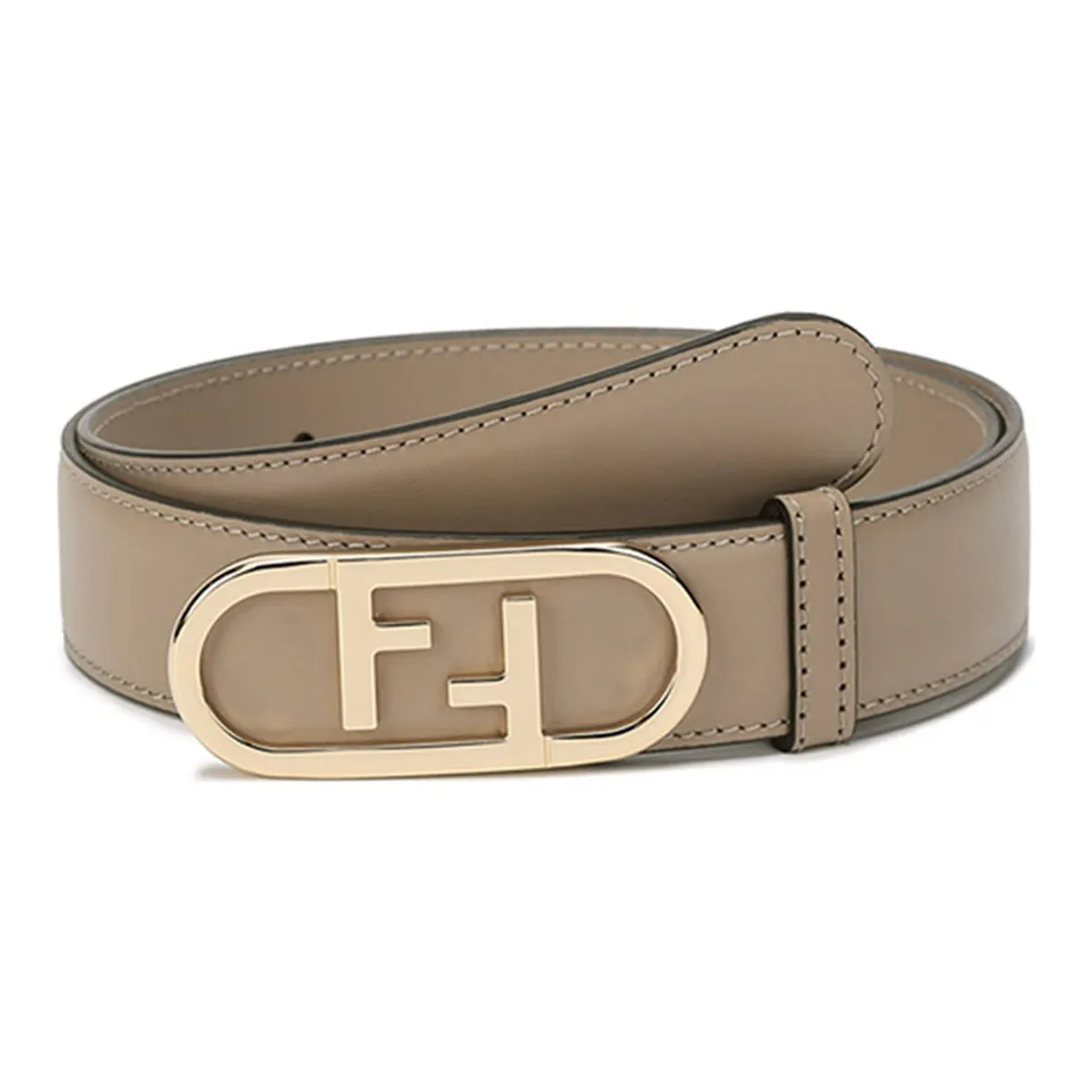 FENDI Leather Belts Women's Honey