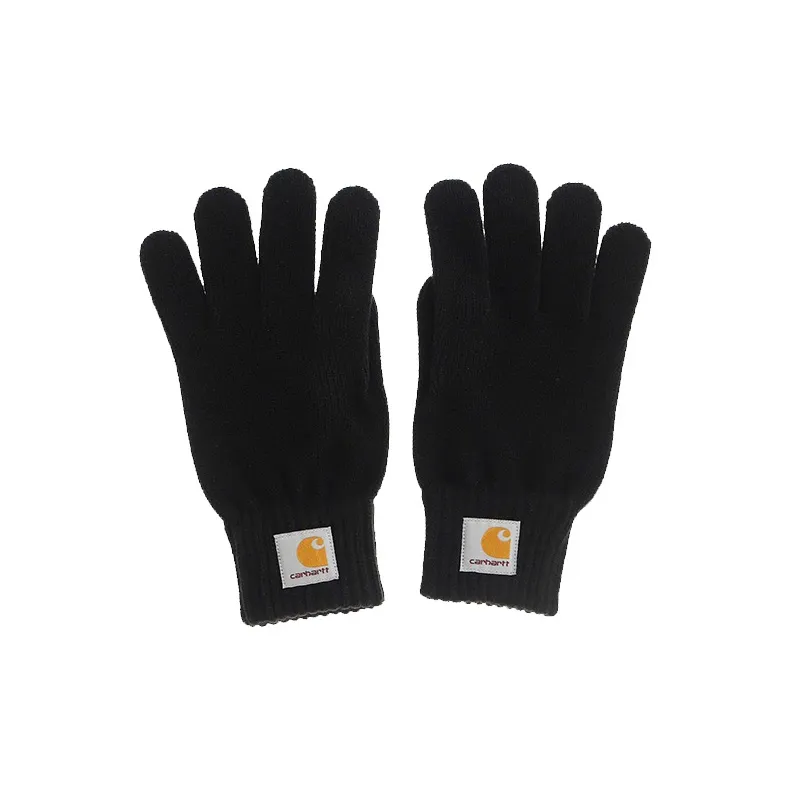 Carhartt Logo-patch Knitted Gloves
