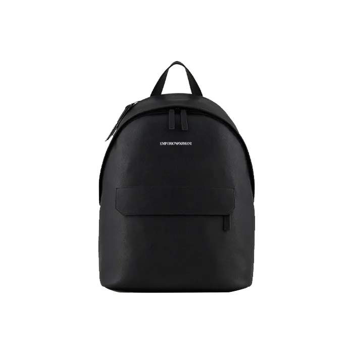 EMPORIO ARMANI Polyamide Polyester Backpack Men's Black