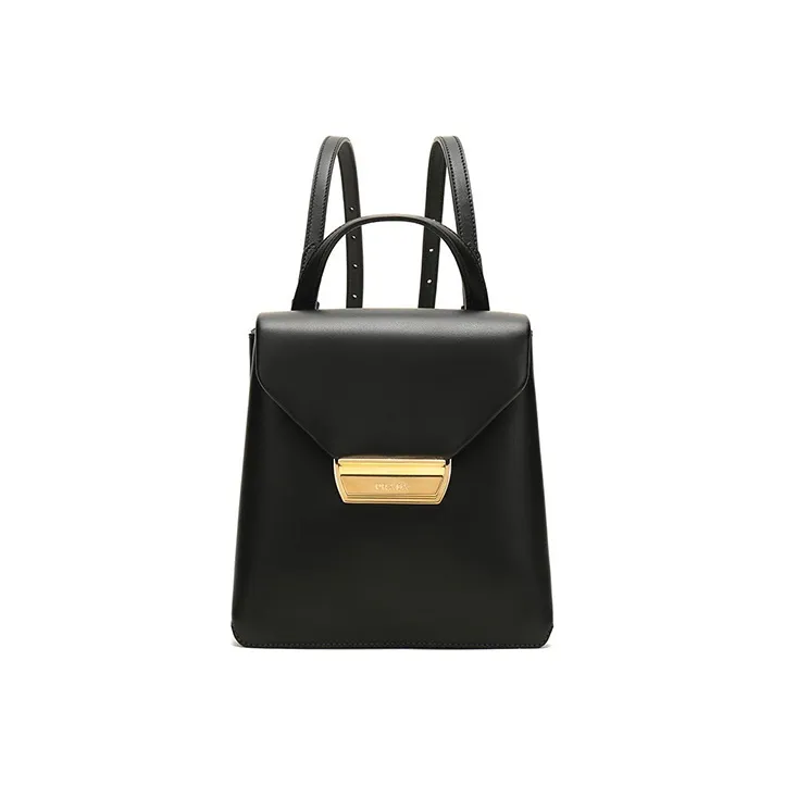 PRADA Cow Leather Backpack Women's Black