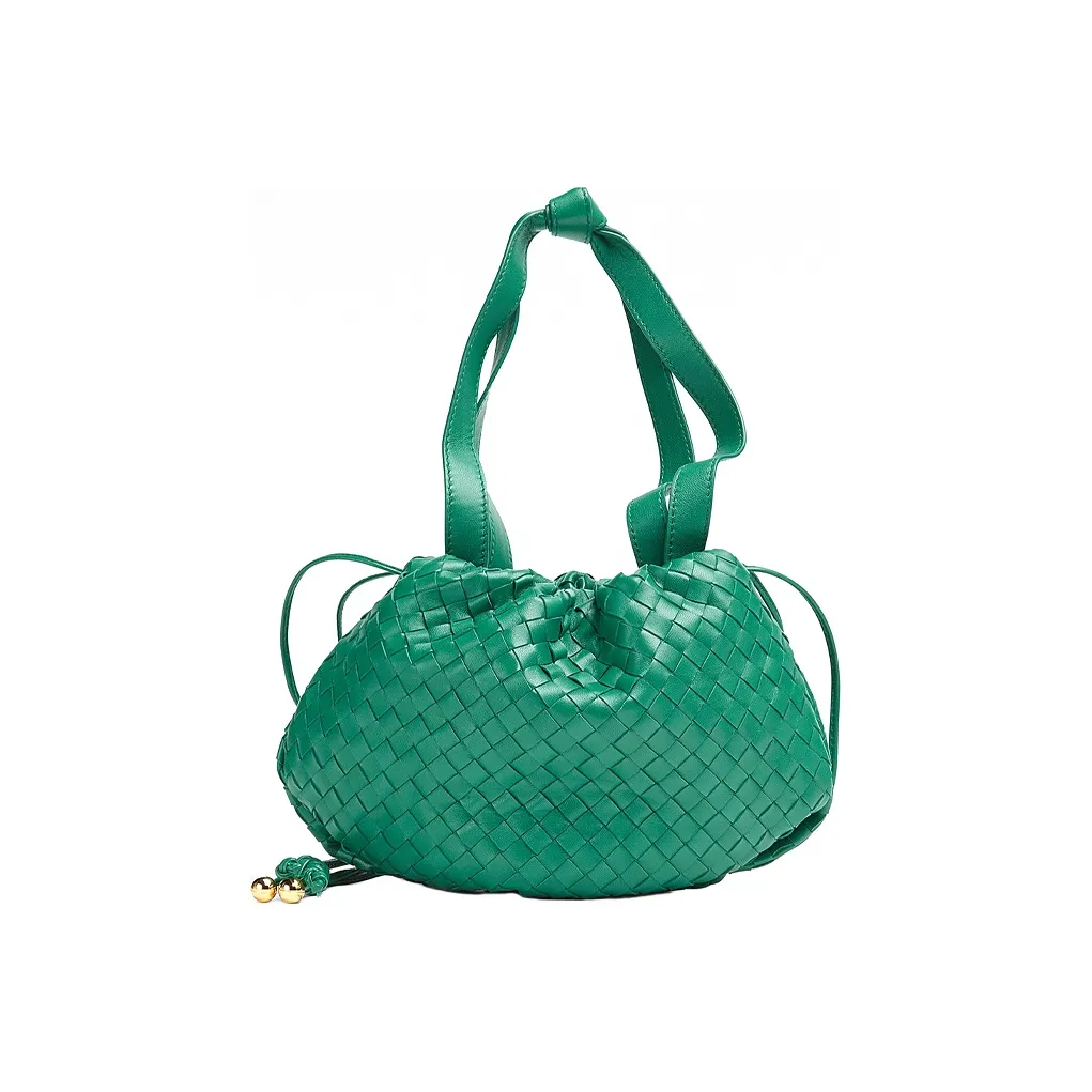 Bottega Veneta Sheepskin Crossbody Bag Shoulder Bag Women's Green