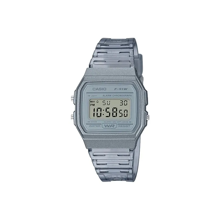 CASIO DIGITAL Collection Кварцевый механизм блок смола ремешок мужские часы серый циферблат