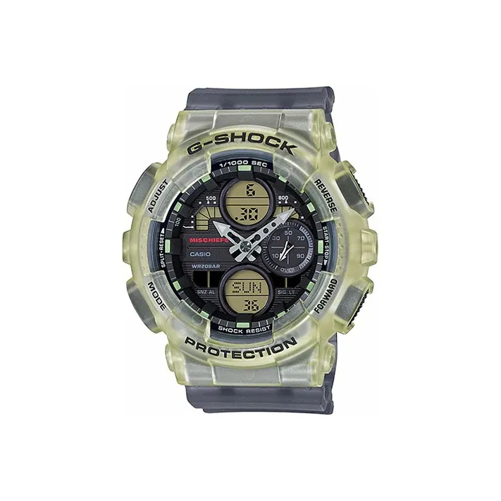 CASIO G SHOCK Collection MISCHIEF Коллаборация Кварцевый механизм Часы Женские Серый циферблат GMA S140MC 1A