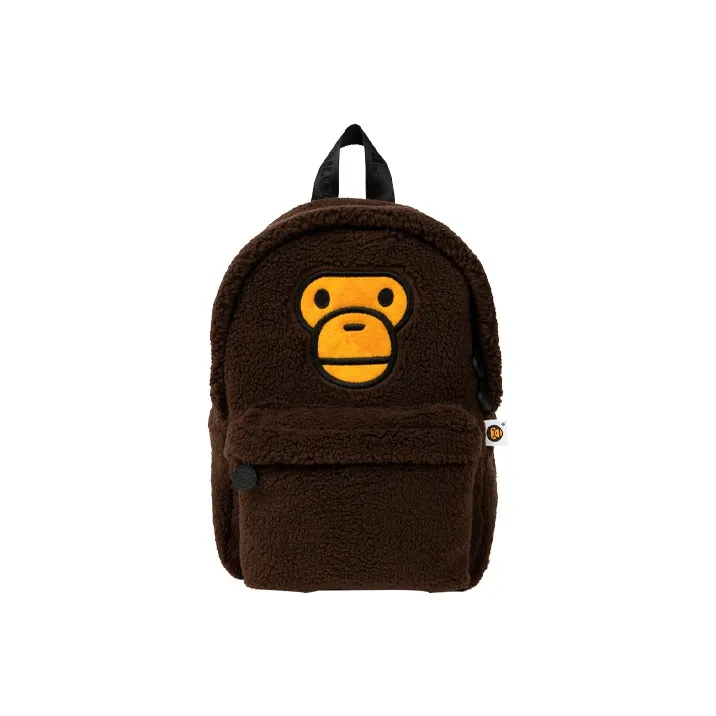 Big Fish backpack Bianco Polyester Backpack Regular Unisex Brown