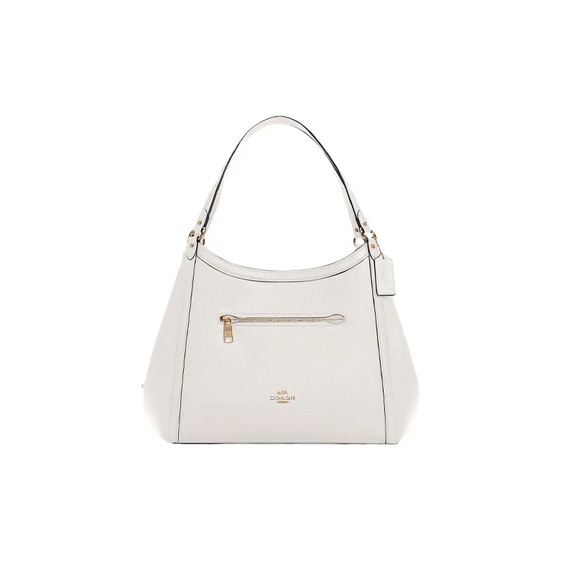 COACH Kristy Pebbled Leather Bucket Bag, Handbag, Shoulder Bag Tubas Women's White