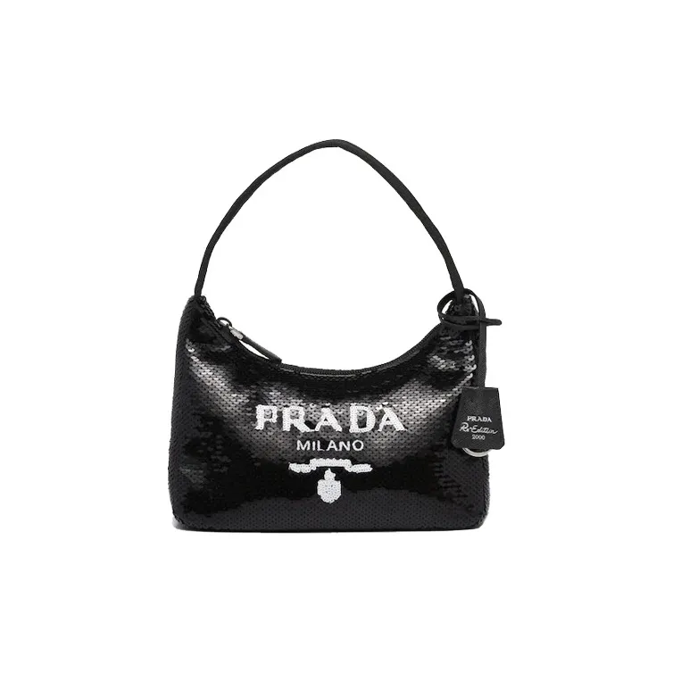 PRADA Nylon Hobo Bag, Shoulder Bag, Handbag Women's