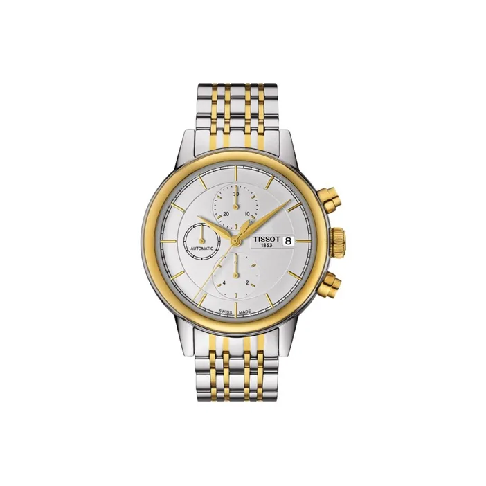 TISSOT Carson Elite Series Automatic Mechanical Movement Men's Watches Watch 42.3mm Silver Dial