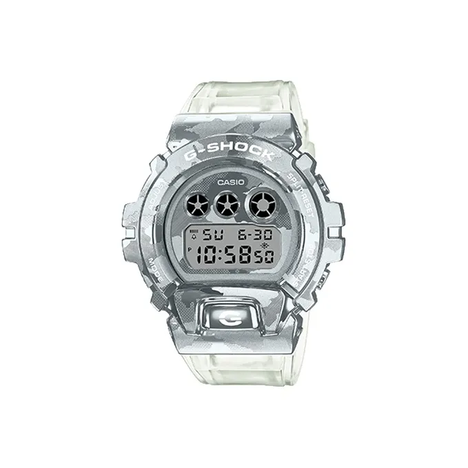 CASIO Кварцевый механизм Смольный ремешок Часы для мужчин Серебристый циферблат