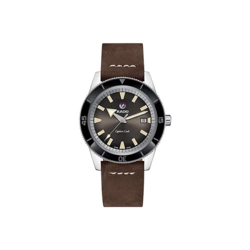RADO Автоматический Механический Movement Мужские часы Captain Cook Collection, 42 мм, черный