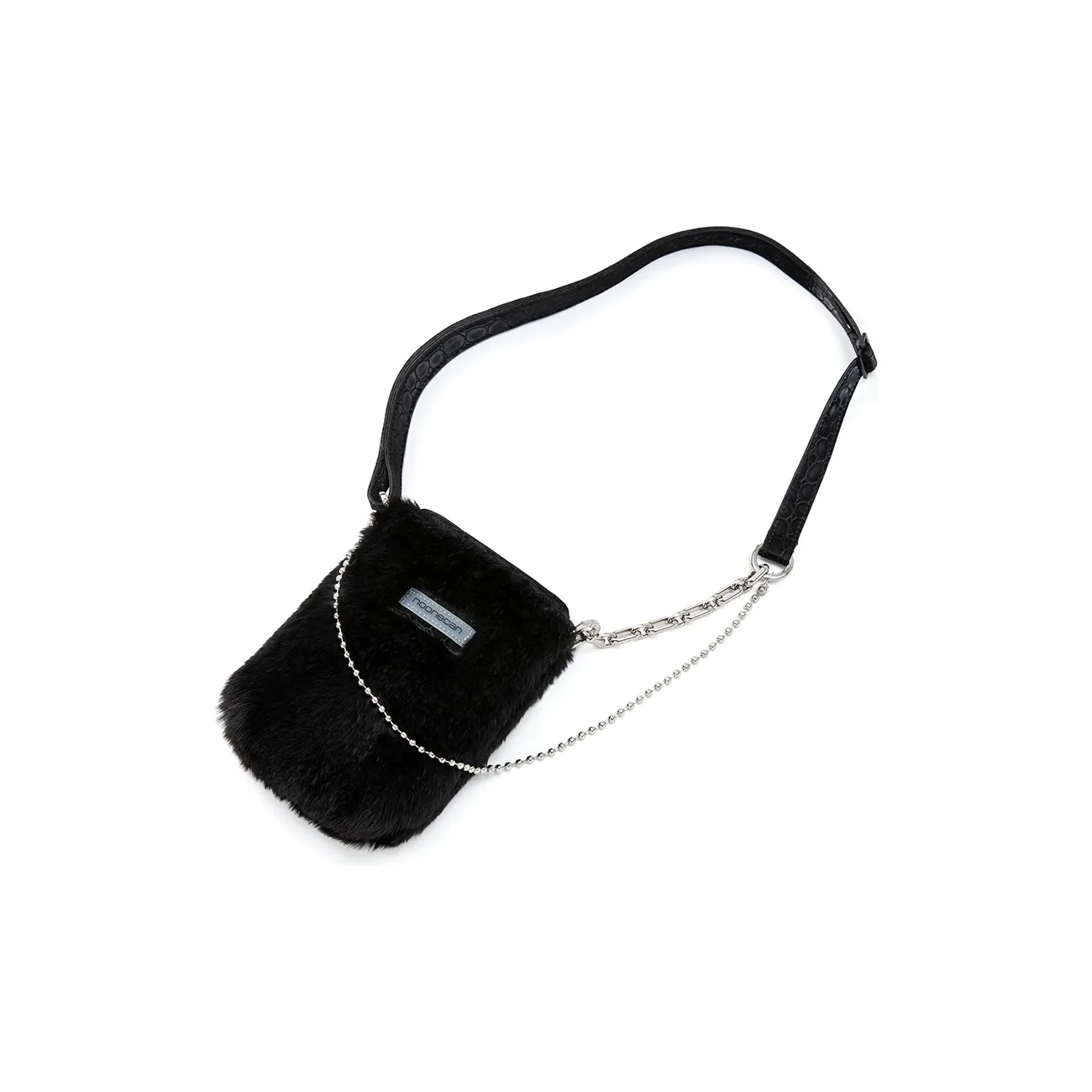 COMBACK Plush Shoulder Bag, Crossbody Bag Trumpets Women's Night Black