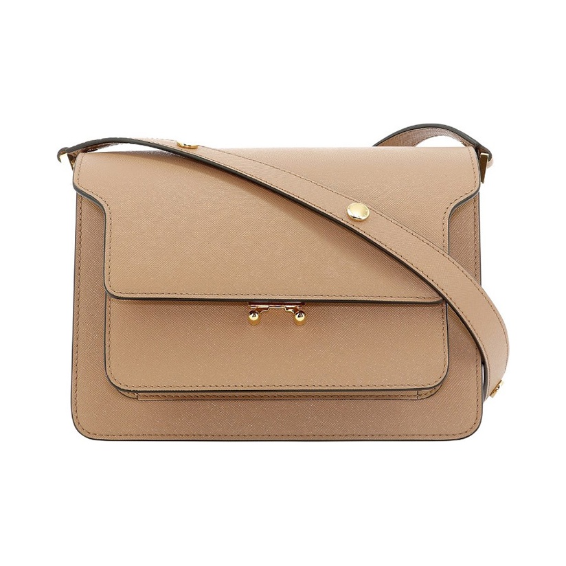 新作★MARNI （マルニ） Trunk leather shoulder bag MARNI Trunk leather shoulder bag | THE OUTNET