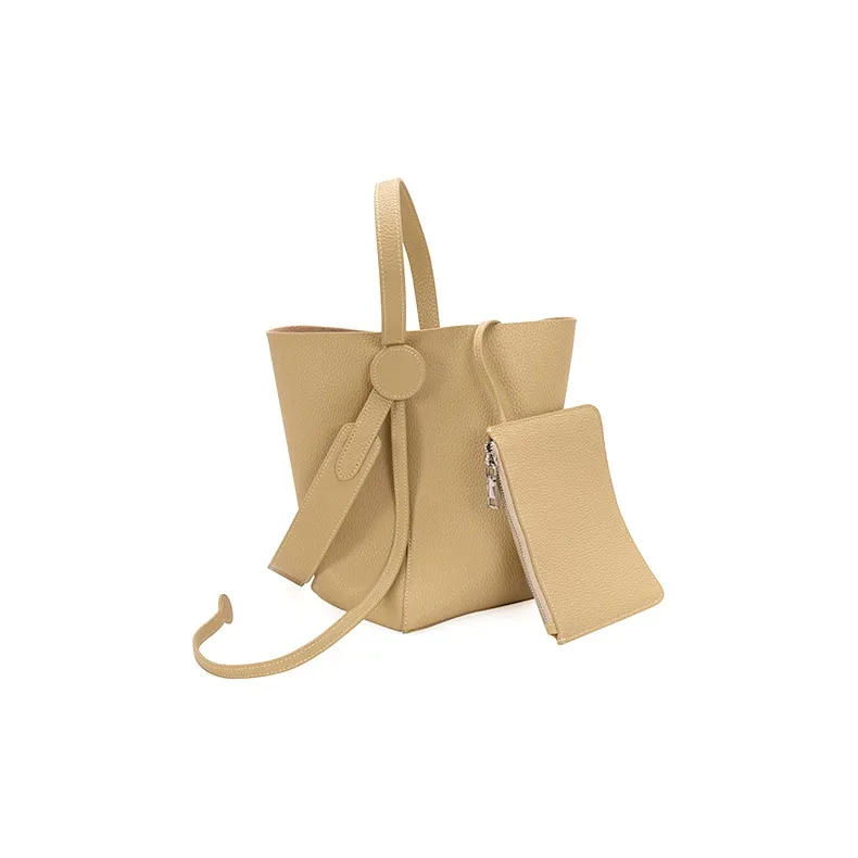 VENOF Корова Кожа Ведро-Формовая Сумка Тоут Сумка Сумка для покупок Сумка через плечо Средняя Женская Многоцветная