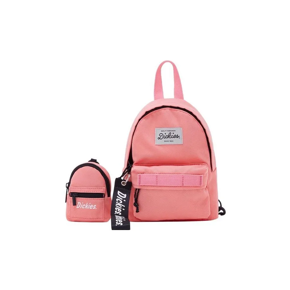 Dickies Полиамид Чехол для наушников Комбинированная сумка Рюкзак Мини Женские Розовый