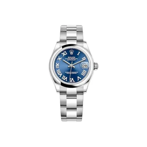 ROLEX Автоматический Механический Movement Женские часы Log Series, 31 мм, синие