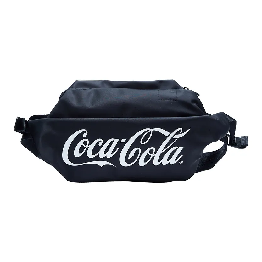 Coca Cola Нейлоновая сумка через плечо сумка-бананка стандартная унисекс черный красный