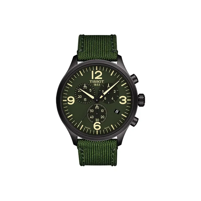 TISSOT Quartz Механизм Мужские Часы Speed Run Series 45 мм Зеленые