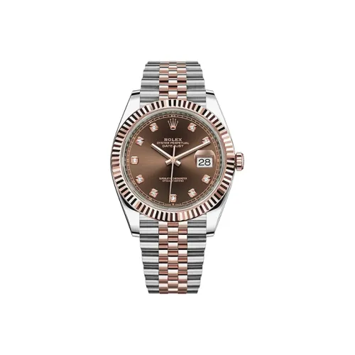 ROLEX Автоматический Механический Movement Мужские Часы Log Series 41 мм Золотые