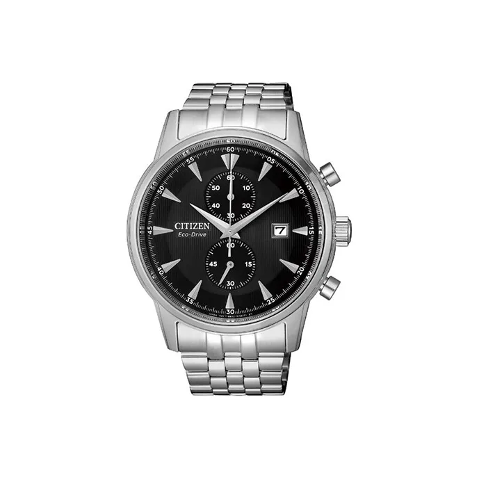 CITIZEN Ecology Drive Collection Светильник Кварцевый механизм Нержавеющая сталь Ремешок Часы 43 мм