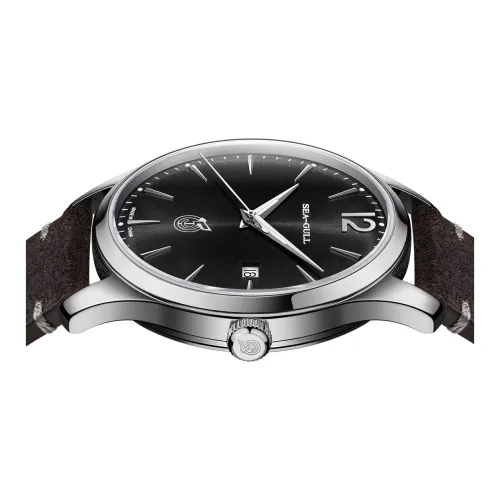 Sea Gull Автоматический Механический Движение Мужские Часы 40mm*40mm*12mm Черный