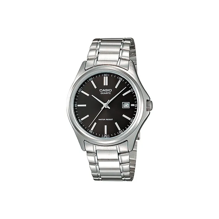 CASIO Standard Series Кварцевый механизм нержавеющая сталь ремешок мужские часы черный циферблат