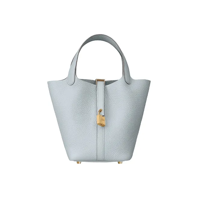 sac bandouliere HERMES ostrich steve en cuir togo marron