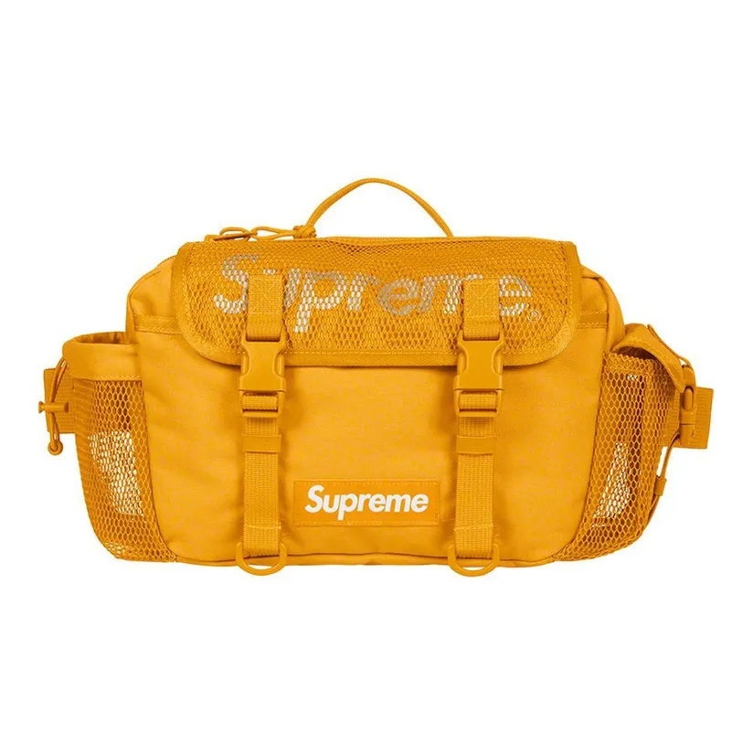 Supreme Spring/Summer 2020 Collection Polyester Fanny Pack Regular Unisex Yellow