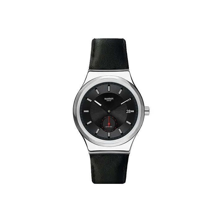 SWATCH Men 42mm Black Watch SY23S400