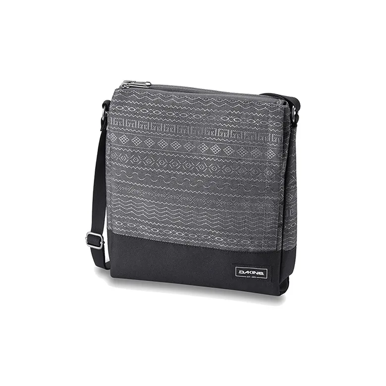 Dakine Nylon Fabric Laptop Bag, Shoulder Bag, Crossbody Bag Regular Unisex Gray/Pink/Ecru