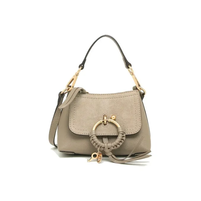 See By Chloe Leather Crossbody Bag Women's Gray