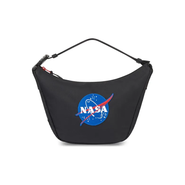 Balenciaga NASA Collaboration Коллаборация Вышивка Сумка Сумка через плечо Мужская Черная