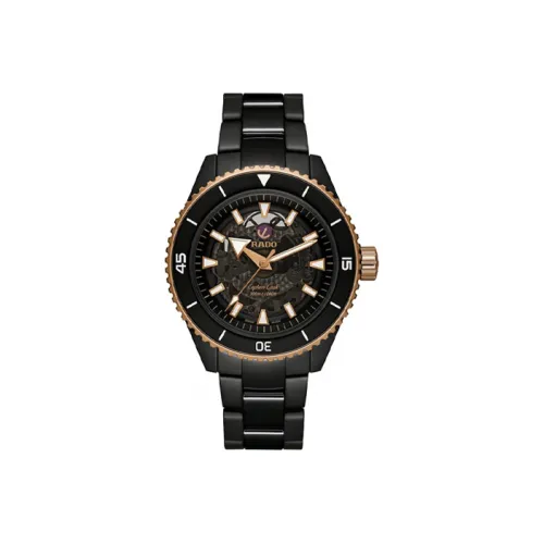 RADO Автоматический Механический Movement Мужские Часы Captain Cook Collection 43 мм с Вырезом