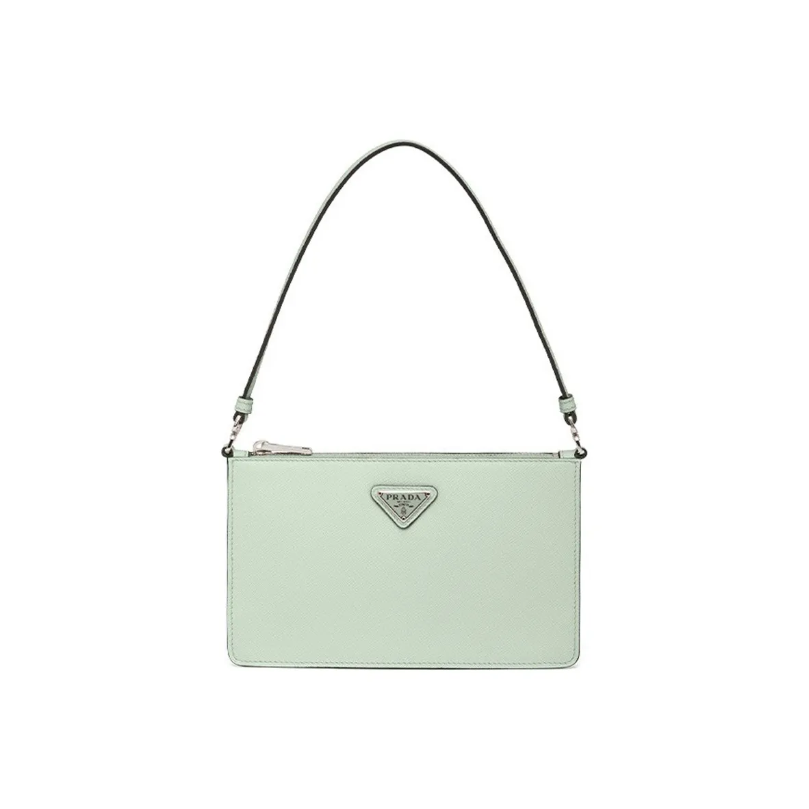 PRADA Saffiano Leather Shoulder Bag, Handbag, Shoulder Bag Women's Green